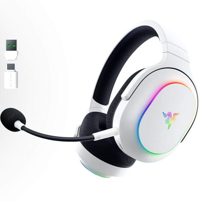 Fone Gamer Sem Fio Razer Barracuda X Chroma RGB Wireless Mercury