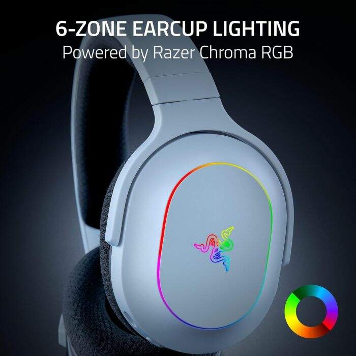 Fone Gamer Sem Fio Razer Barracuda X Chroma RGB Wireless Mercury