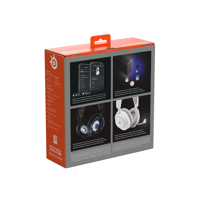 Fone Gamer Steelseries Arctis Nova 7 Gen2 Wireless White 7.1