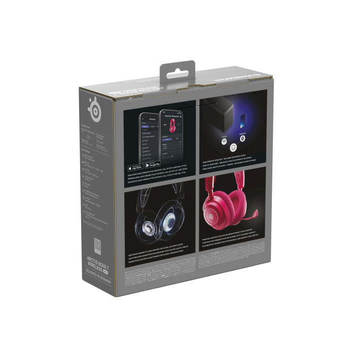 Fone Gamer Steelseries Arctis Nova 7 Gen2 Wireless Magenta 7.1