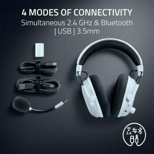 Fone Sem Fio Razer BlackShark V3 Pro Wireless Triforce 50mm THX