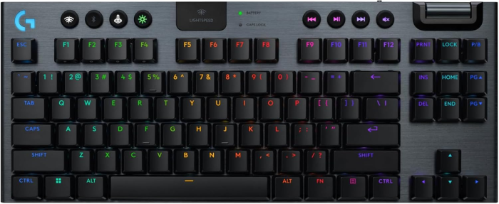 OPENBOX ** Teclado Sem Fio Mecânico Logitech G915 X TKL Preto
