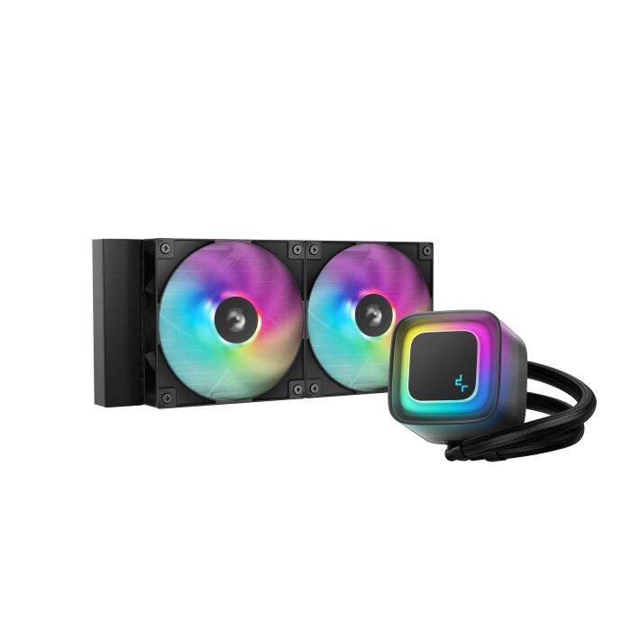WaterCooler DeepCool LS720S Zero Dark 360mm Preto - R-LS720-BKNNMM