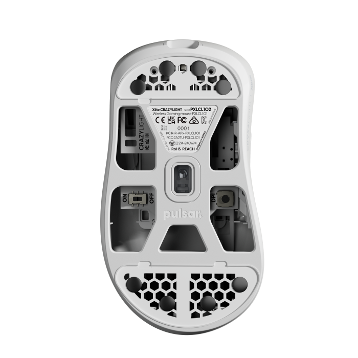 Mouse Gamer Pulsar Xlite CRAZYLIGHT 8K Wireless Ultralight Uyuni