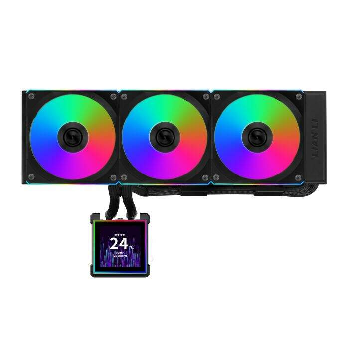 WaterCooler Lian Li Hydroshift II LCD-S 360CL Preto - GHS2LCDS36CB
