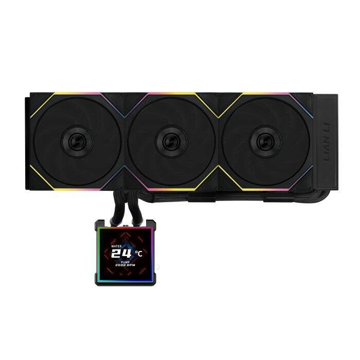 WaterCooler Lian Li Hydroshift II LCD-S 360TL Preto - GHS2LCDS36TB