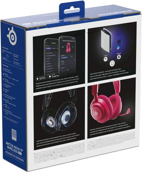 Fone Gamer Steelseries Arctis Nova 7P Gen2 Wireless e Bluetooth