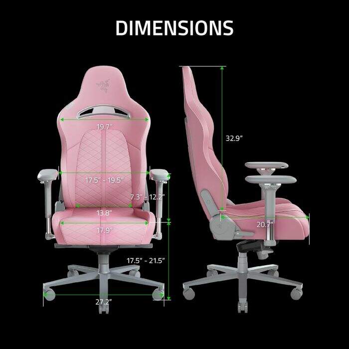 Cadeira Gamer Razer Enki Pink Quartz - RZ38-03720200-R3U1