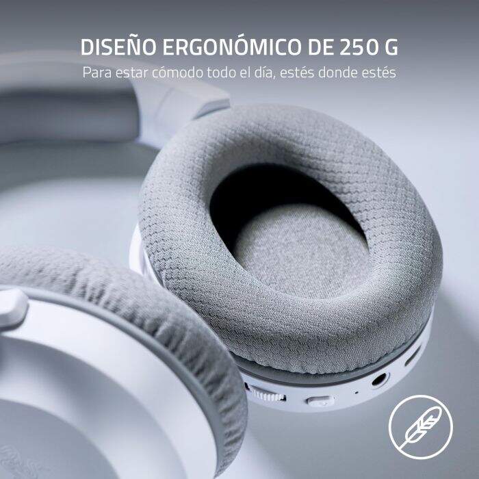 Fone Gamer Sem Fio Razer Barracuda X Wireless Mercury White - PC