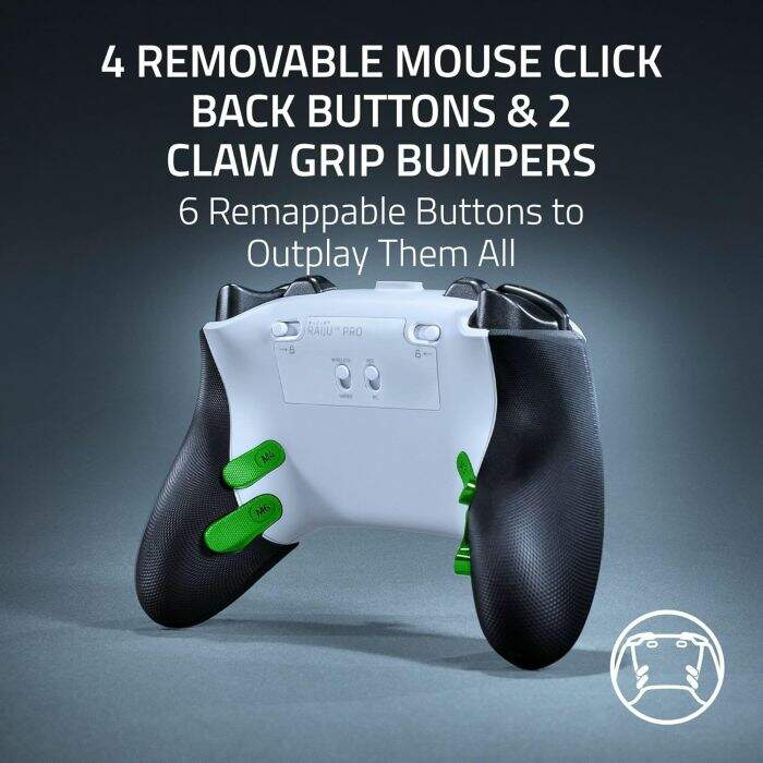 Controle Gamer Razer Raiju V3 Pro Wireless PS5 and PC - White