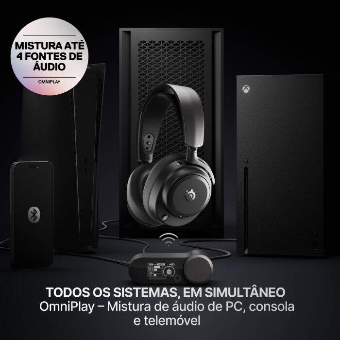 Fone Gamer Steelseries Arctis Nova PRO OMNI Edition Black HI-Res