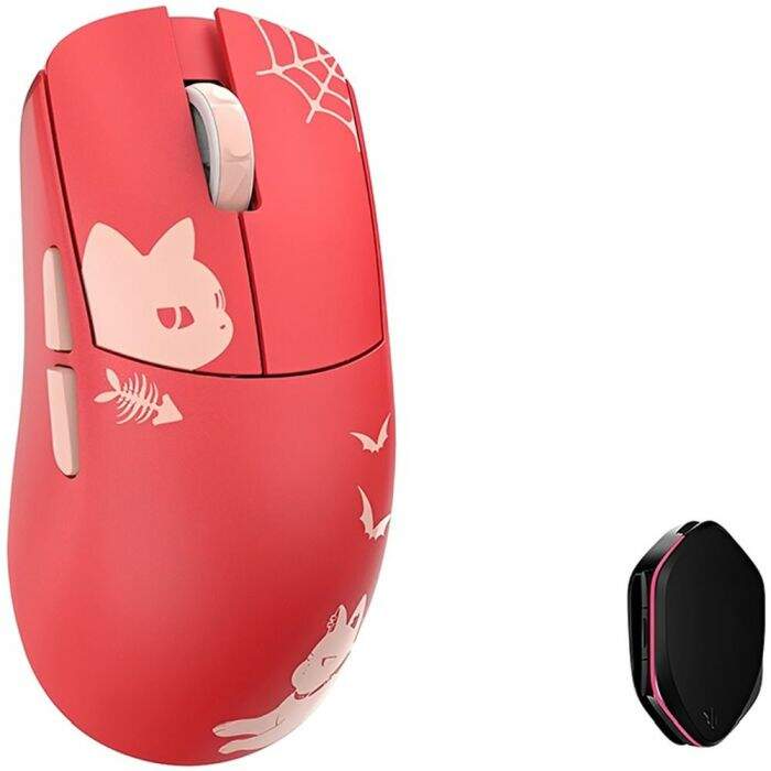 Mouse Sem Fio Gamer WLMouse Ying X 47g 8K Hz Omron Optical - Red