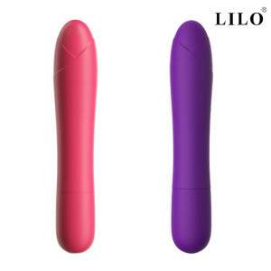 vibrador em silicone ABS super macio,com 5 modos de vibraes - First Core Lilo