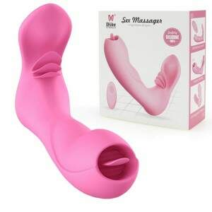 Estimulador Clitoriano com Língua Em Silicone e Auto Aquecimento Sex Massager Amanda - Dibe