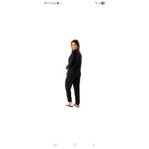 Pijama Longo de Malha Liso Ana