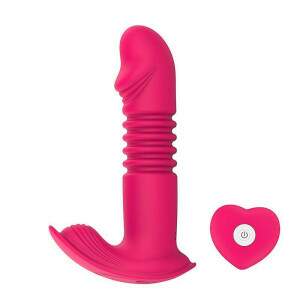 Vibrador de ponto G e Clitris com Vai e Vem com Controle Remoto