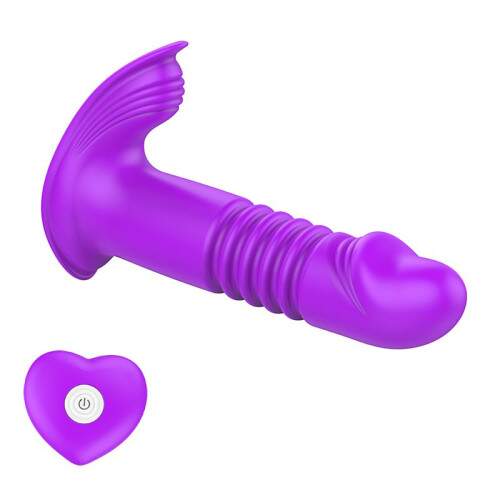 Vibrador de ponto G e Clitris com Vai e Vem com Controle Remoto
