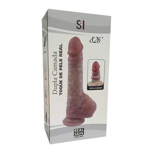 Prtese Realstica Dupla Camada - Feito em Silicone Lquido 21,0 X 4,0 cm