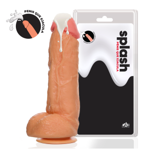 Splash Pnis Que Ejacula 19,5x5,5cm Kong com Escroto