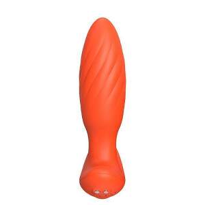 Plug Vibrador de Clitris e Prstata com Rotao de Esferas Ocean Wave S-Hande