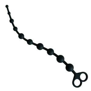 Plug Escalonado em Silicone com 10 Esferas estimuladora
