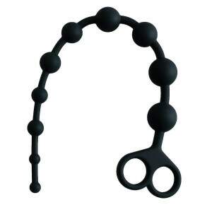 Plug Escalonado em Silicone com 10 Esferas estimuladora