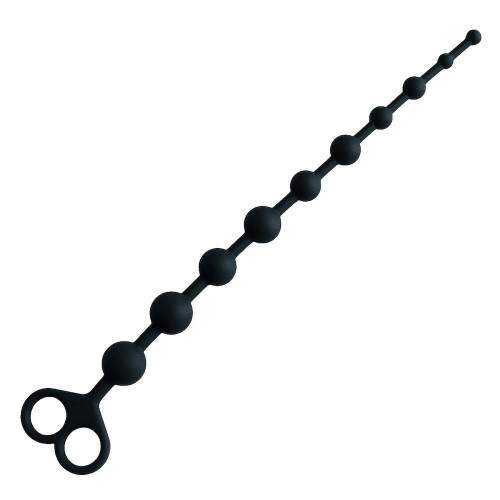 Plug Escalonado em Silicone com 10 Esferas estimuladora