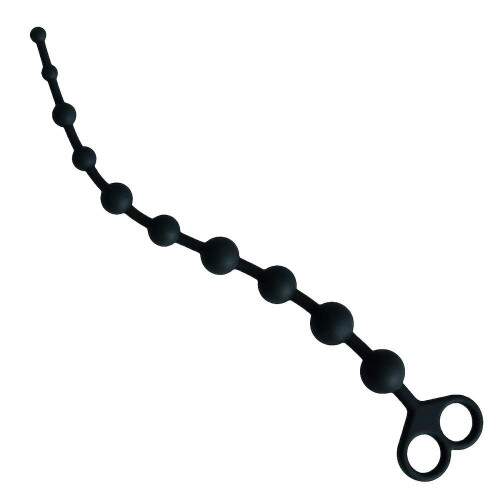 Plug Escalonado em Silicone com 10 Esferas estimuladora