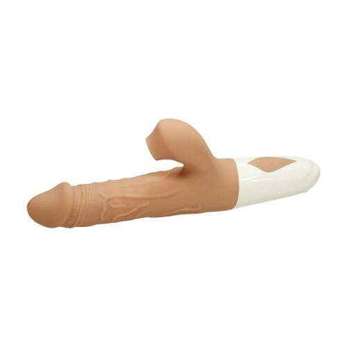 Vibrador Ponto G e Estimulador Clitoriano com 10 modos de vibrao e movimentos de vai e vem, e 10 modos de Pulsao