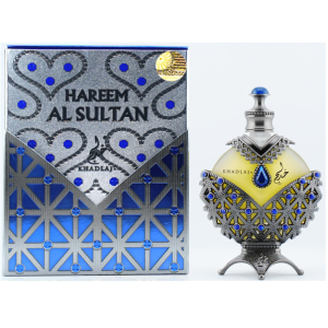 Harrem Al Sultan Blue Perfume Compartilhvel leo Concentrado de Parfum Khadlaj 35ml