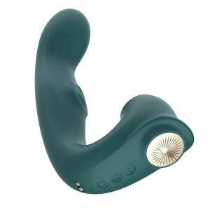 Vibrador de Ponto G e Clitris com Tapping e Rotao Dale