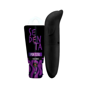 Combo Sedenta por Tzo Gel Excitante Picncia Intensa + Vibrador Golfinho 