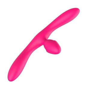 Vibrador de Ponto G Duplo com Plug Central e Controle Remoto Pode ser Usado Como Strapless