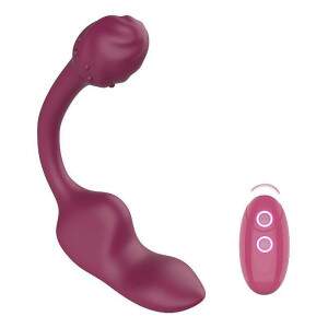 Vibrador de Calcinha Recarregvel com Penetrador e Controle Remoto Calcinha Vibratria