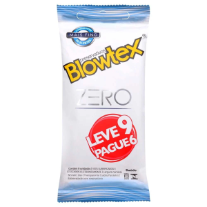Preservativo Blowtex Zero Mais Fino Paga 6 e Leva 9