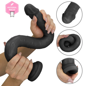 Prtese Gigante Grossa Piroco 46cm x 4,3cm Preto
