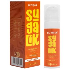 Sugalik Sugador Pulsador Lquido Excitante Unissex Tangerina15g Feitos Aromticos