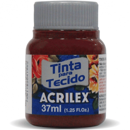 TINTA TECIDO 37ML 565 VINHO ACRILEX