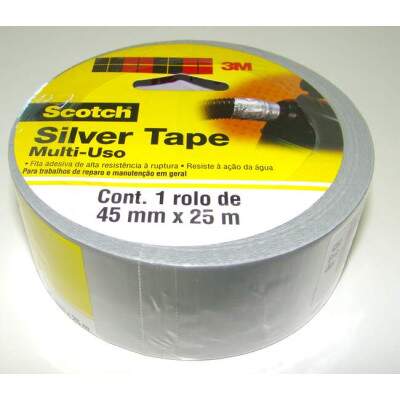 Fita adesiva Silver Tape multi-uso 45mmx25m Scotch 3M