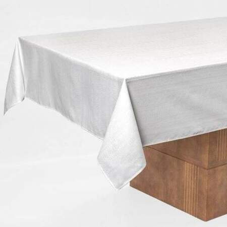 Toalha de mesa Karsten Apala 180x180cm branco 3092705