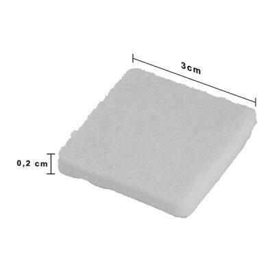 Feltro protetor branco quadrado grande 3M HB004262588