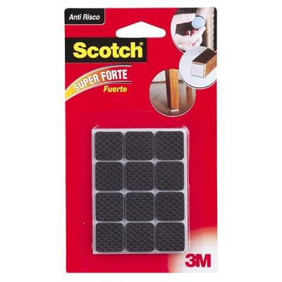 Anti-risco EVA quadrado preto pequeno 3M HB004262844