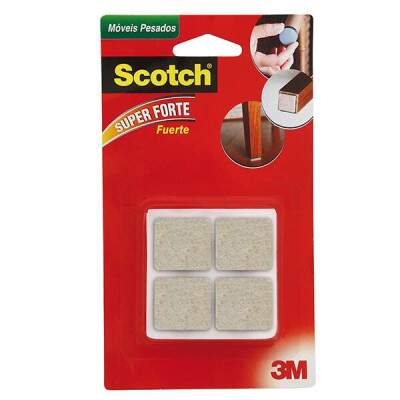 Feltro protetor Mveis Pesados quadrado marrom grande HB004262729