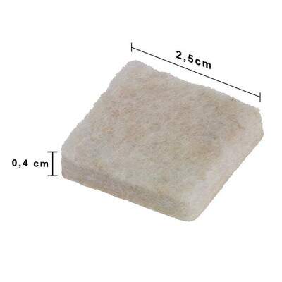 Feltro protetor Mveis Pesados quadrado marrom grande HB004262729
