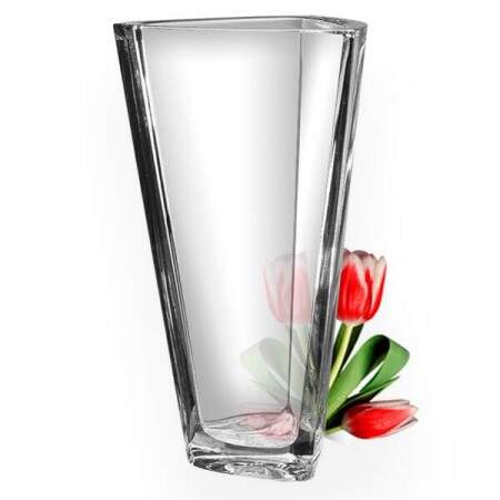 Vaso Bohemia Triangle 30,5cm cristal ecolgico 57005SPI