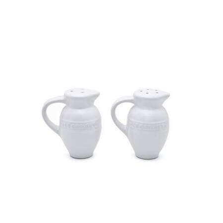 Conjunto saleiro e pimenteiro Le Creuset branco 9100020001