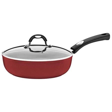 Fritadeira alumnio com tampa de vidro Mnaco 24 cm Tramontina 20858724