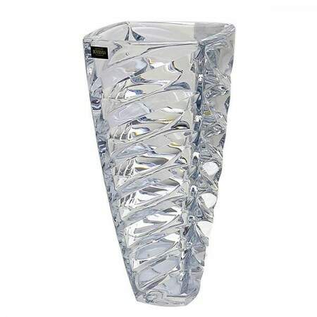 Vaso Bohemia Facet crystalite titanium 30,5cm 5449