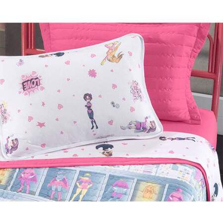 Travesseiro Altenburg Mundo Kids Super Girl 50x70cm 01543701500001-4101.0