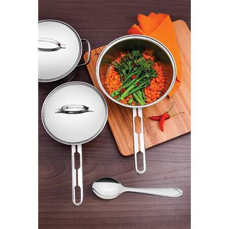 Panela ao inox fundo triplo Tramontina Allegra 16cm 1,5L 62651160